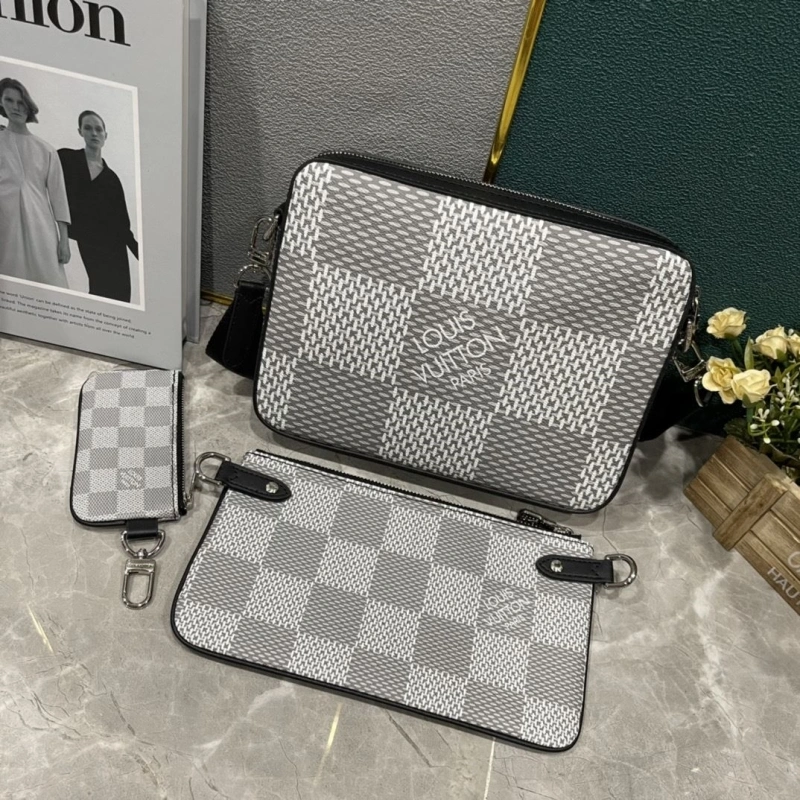 LV Satchel bags 4233H-1858