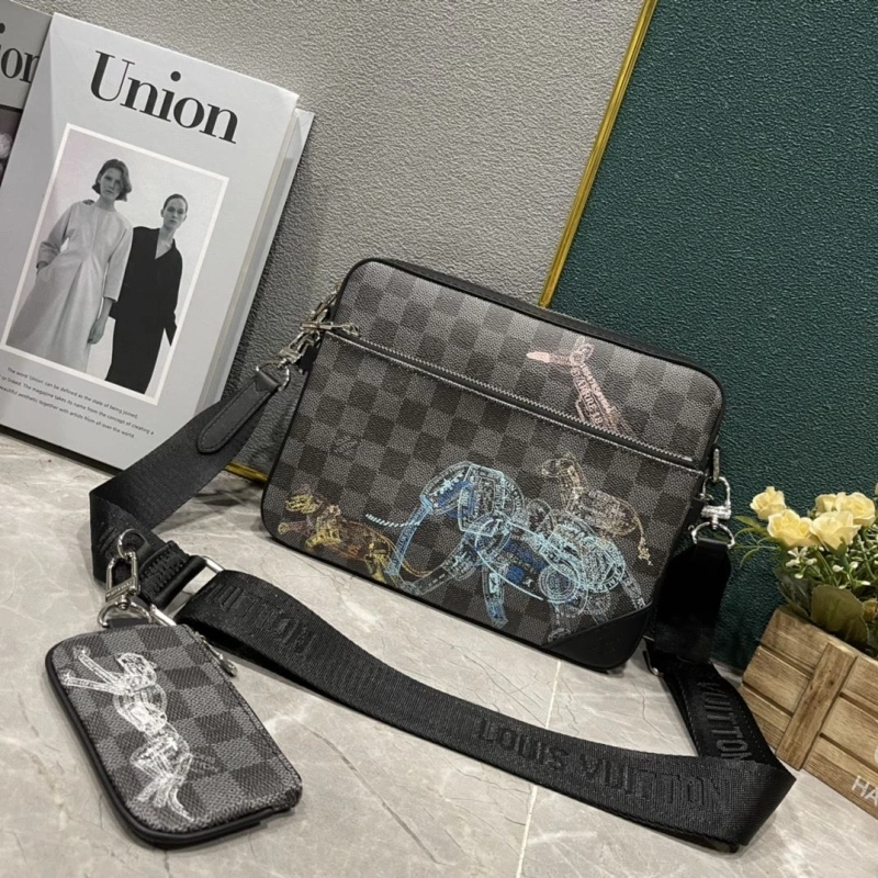 LV Satchel bags 4233H-1874
