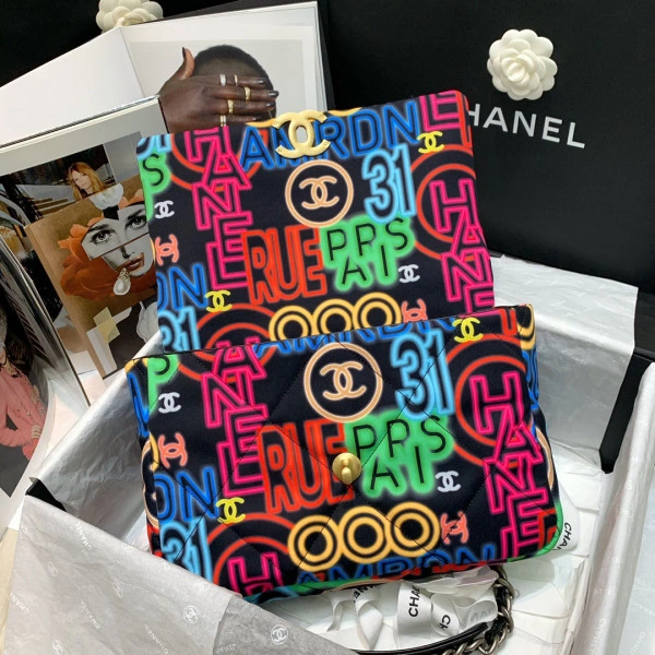 Ch**el 19 flap bag popular 74